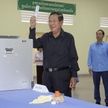 カンボジア上院選　与党が圧勝