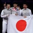 男子フルーレ団体 日本初の金メダル
