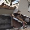 震度5強　元日被害の建物さらに倒壊