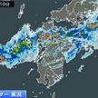 九州北部 夕方にかけ滝のような雨も