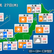 九州など　明日にかけ大雨のおそれ