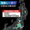 福島県に記録的短時間大雨情報