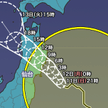 台風5号　12日午前に東北地方上陸へ