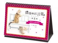子猫の写真と作家・遙洋子さんの言葉に癒やされる、毎年恒例「猫様のお言葉」カレンダー第2章が発売