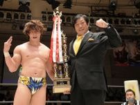 【DDT】上野勇希が納谷幸男を破り、悲願の「D王」初制覇！「KO-D無差別も持ってDDTを広めます！」