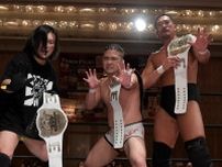 【DDT】ハリマオの樋口＆中津＆石田がKO-D6人タッグ王座初戴冠！「ハリマオで獲れたのがメチャメチャうれしい」
