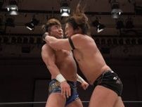 【DDT】KONOSUKE TAKESHITAが全日本の前三冠王者・青柳優馬に圧勝！「最高の選手。また会えるのを楽しみにしてます」