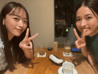 近藤千尋 パーティーやネイルなど近況をアップ🥂💅夏は岡山へ行くことも報告❤️