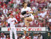 稲村亜美が11球団目の始球式に登場⚾「ずっと夢だった場所🏟️」