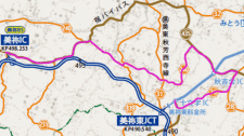 【中国道】美祢市内で交通事故実況見分 一部通行止めは解除（17日00:45現在）
