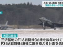 米軍三沢基地へのF35A戦闘機配備　青森県の宮下知事が防衛省に緊急要請「騒音や事故への不安解消を」