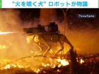 “火を噴く犬”ロボットが物議 販売会社は山火事の管理・防止アピールするも SNSでは「新たな森林火災の原因」の声