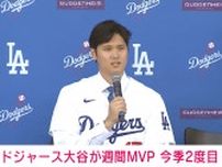 大谷翔平選手が今季2度目の週間MVPに  日本勢最多の受賞回数を更新
