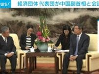 経済団体代表団が中国副首相と会談