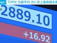 TOPIX、史上最高値を更新 バブル期以来34年半ぶり