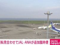JAL・ANAが羽田・伊丹空港間で臨時便運航 東海道新幹線の運転見合わせ受け