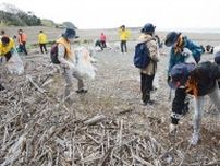 ウミガメ来る海岸をきれいに　みなべで７０人が清掃、イセエビ汁の振る舞いも・和歌山