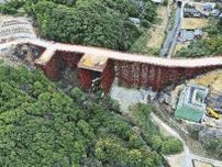 硬質岩見つかり掘削難航　すさみ串本道路　橋の基礎工事で和歌山