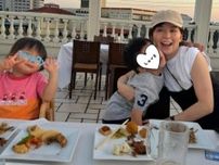 中野美奈子、子どもとの“顔出しショット”披露！ 仲むつまじい姿に「楽しそう」「超めっちゃ可愛い」