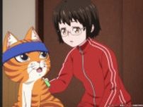 夏アニメ「ラーメン赤猫」猫店長・文蔵（CV津田健次郎）から洗い場を頼まれる珠子（CV折原くるみ）だが…第2話先行カット