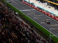 F1中国GPで「初めて見た」と海外混乱　突然コースが炎上する異様な光景に「長いこと見てきたけど…」