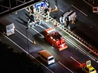 川崎市の首都高で６台からむ事故　３人けが