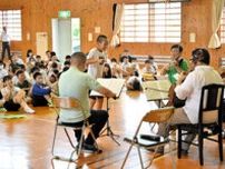 プロの演奏ってすごい！新日本フィルが児童に弦楽四重奏　三重・熊野