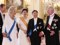 【動画】天皇陛下が晩餐会でおことば　英国と「永続的な友好親善を」