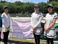 優勝2組が全国大会へ　ピンクリボンレディーステニス大会岩手県大会