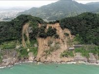 静岡・大崩海岸で90メートルの高さから大規模土砂崩落　けが人なし