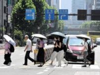 各地で危険な暑さに　静岡市で39.3度　東京都心も「猛暑日」予想