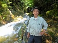 天然のウォータースライダー「三郎の滝」　人気支える情熱の仕事人