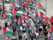関西からパレスチナへ　大阪で集会とデモ　「連帯は暗闇の中の光」