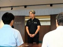 「お礼にうかがえる状況に」穴水町長が来県、奈良の被災地支援に感謝