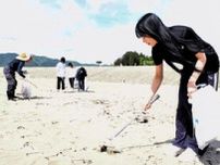 高校生も加わって一斉清掃　気仙沼の6海岸　本格的な夏を前に