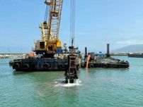 地震で海底隆起の輪島港、漁船だまりの啓開作業が6月末に完了へ