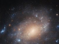 かつて「ガラス」でとらえられた銀河の1つ渦巻銀河ESO 422-41　ハッブル望遠鏡が撮影