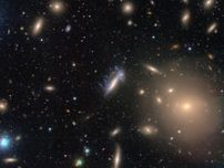 すばる望遠鏡がとらえたクラゲのような銀河「JO204」
