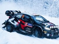 勝田貴元が大雪のなか総合首位争い「明日は楽な状況になるはず」とラトバラ代表／WRC第2戦