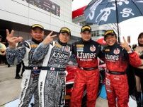 SROジャパンカップ富士は山脇／高木組フェラーリが連続ポール・トゥ・ウイン。レース1でKチューンズが1-2