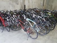 スポーツ自転車窃盗疑い　静岡県警が５人逮捕　１００台押収、広域被害か