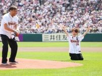 楽天、夢グループ・石田社長が始球式「ボールが逸れる結果となりましたが、人生なんてこんなものかなと」