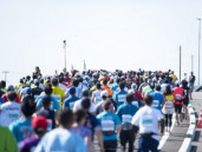 仙台で初のフルマラソン開催、震災における津波の浸水域を走る