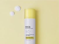 スキンケアブランド「HiCA」から、ビタミンC配合・洗い流し不要の高濃度炭酸泡パックが登場