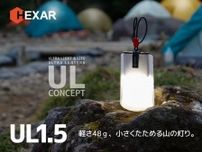 重量わずか48g！ 最大120時間点灯するポーチランタン「HEXAR UL1.5」が登場