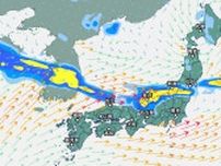 北陸や東北では“警報級大雨”の恐れ　9日朝までに200ミリ超の所も　その後も山陰〜東北の日本海側中心に雨雲が流れ込み大雨か【今後の雨・風のシミュレーション】