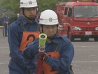 消防団員　訓練の成果を競う　君津市