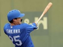 【中日2軍】石川昂弥、今季1号の3ラン 76打席目でついに 阪神・湯浅の直球とらえる