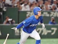中日・岡林勇希、先制の適時二塁打　1軍昇格後の今季初適時打は”天敵”巨人・菅野から