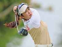 女子ゴルフ・天本ハルカ、「後半は100点に近い」首位に並ぶ　黄金世代「とにかく初優勝を挙げたい」